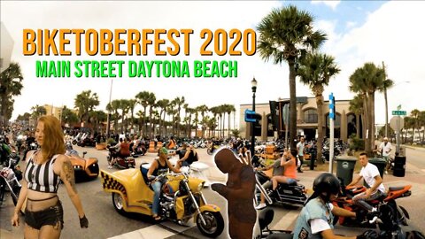 Biketoberfest 2020 Daytona Beach FL | Walking around Main Street | Oct 17