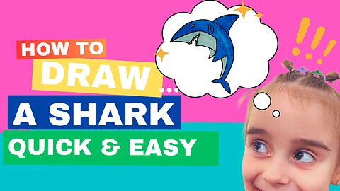 Quick & Easy Shark Drawing Tutorial: Fun for Kids and Parents