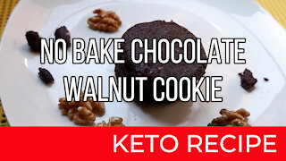 No Bake Chocolate Walnut Cookie | Keto Diet Recipes