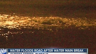 Large water main break in Buffalo