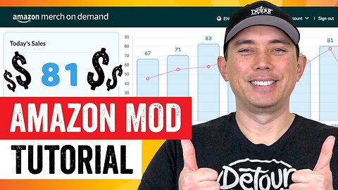 Amazon Merch on Demand Tutorial (2023) Tips for Niche Research, Design and Titles