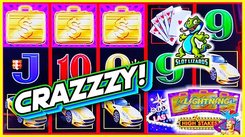 CRAZZZY AWESOME FULL SCREEN BONUS WIN! Lightning Link High Stakes Slot