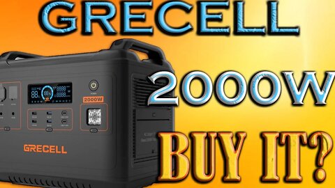 GRECELL Portable Power Station 2000W LiFePO4 1997Wh Solar Generator Backup Review