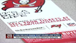 Long-time Bucs season ticket holders lose tickets