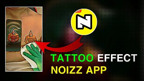 Hand Tattoo Photo Effects: Video Editing For mobile ( hindi) #videoediting
