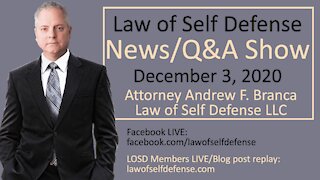 News/Q&A Show: Dec. 3, 2020