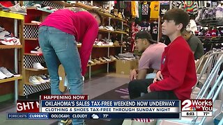 Oklahoma's sales tax-free weekend