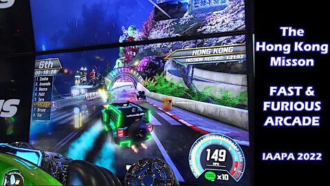 Tackling The Hong Kong Mission, Fast & Furious Arcade (IAAPA 2022)