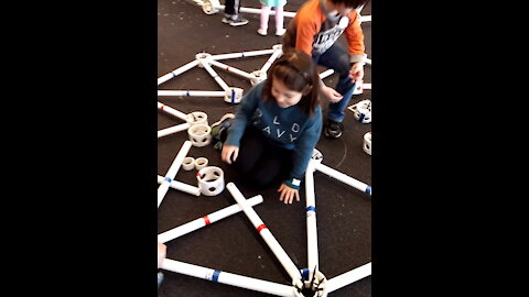 Zip Tie Domes are So Easy to Build, Even a Child Can Build a Geodesic Dome!