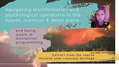 Navigating disinformation and psychological operations in the health, nutrition and detox scene