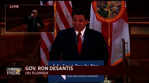 Substitute Ron DeSantis speaks on covid