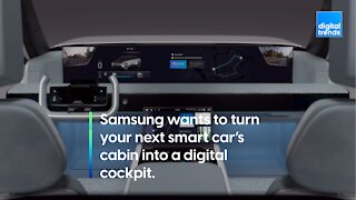 Samsung wants to turn your next smart car’s cabin into a digital cockpit.