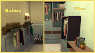 Walk-In Closet Renovation (Sims 4: Dream Home Decorator)