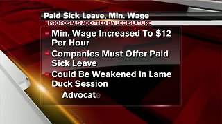 Advocates want paid sick time law left as is
