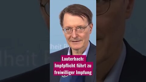 Karl Lauterbach: „Die Impfpflicht führt dazu, dass man sich freiwillig impfen lässt.“