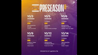 Los Angeles Lakers announce their 2022-23 Pre-Season schedule