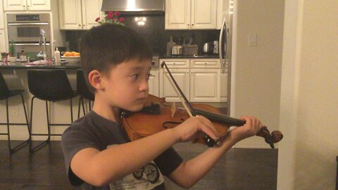 Paganini the boy - Practice