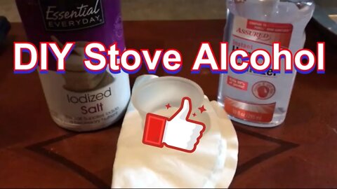 Make your OWN alcohol for your camping stove!
