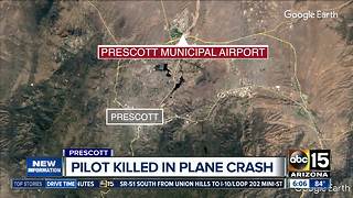 Pilot killed in Prescott plane crash