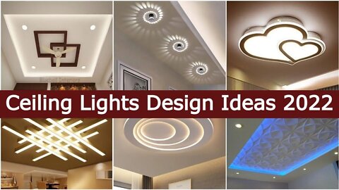Top 100 Ceiling Lights Design Ideas 2022 | LED False Ceiling Lighting Ideas | Quick Decor