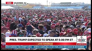 80,000 Attend Trump Rally In Wildwood, NJ!