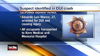 7 people injured in suspected DUI crash in Bakersfield