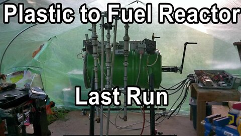 Running Mark III Pyrolysis Reactor For the Last Time