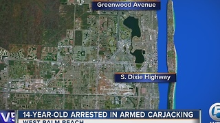 14-year-old arrested in armed carjacking