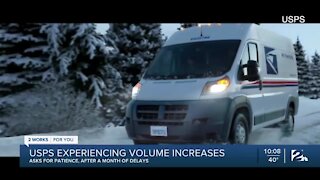 USPS experiencing volume increases