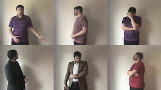 One man opera singer incredibly covers six different parts