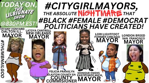 #ROLANDSMARTIN, #CITYGIRLMAYORS, THE ABSOLUTE NIGHTMARE BLACKFEMALEDEMOCRAT POLITICIANS HAVE CREATED