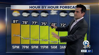 Tuesday evening forecast