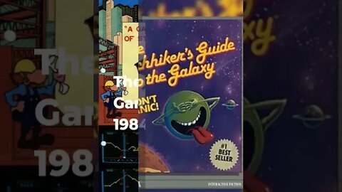 Top 10 Games of 1984 | Number 7: The Hitchhiker's Guide to the Galaxy #shorts