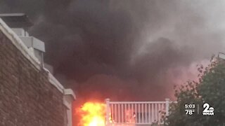Fire damages six rowhomes in Federal Hill Thursday