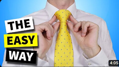 How To Tie a Tie. (2 ways) BEGINNERS