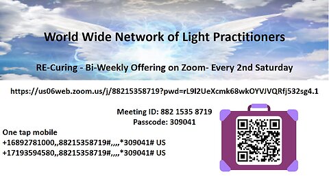 Empowerment Through Frequency with Light Practitioners World Wide Network October 14, 23