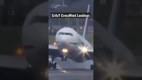 Wild Crazy Crosswind Plane Landings - Amazing #shorts #airplane #airport #Plane #PlaneSpotting