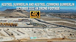 Kestrel Summerlin And Kestrel Commons Summerlin October 2022 4k Drone Footage