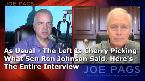 This Ron Johnson Interview Is Making The Left Nuts!