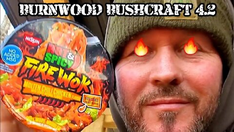 BURNWOOD BUSHCRAFT 4.2 - Spicy Ramen / Flint and Steel