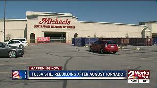 Tulsa still rebuilding after August tornado