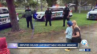 PBSO deputies deliver unforgettable holiday memory