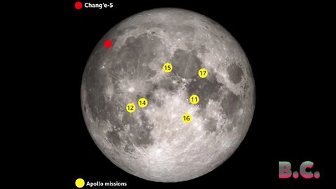 china lands probe on surface of the moon to collect lunar rocks