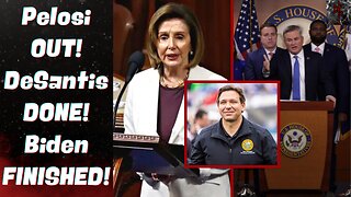 Nancy Pelosi & Crew STEPS DOWN | DeSantis STOPS Trump Battle | House GOP GOING IN on Biden