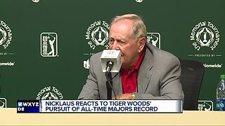 Jack Nicklaus discusses Tiger Woods' pursuit of majors record