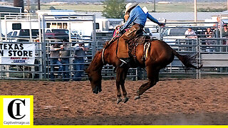 Bronc Riding - 2022 West Texas Ranch Rodeo | Friday