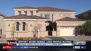 More homes, less buying