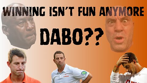 Quit Crying Dabo!!!!