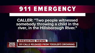 Tampa Police release 911 call related to homicide of 4-year-old girl at hands of mother in river