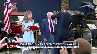 106-year-old man receives French Award
